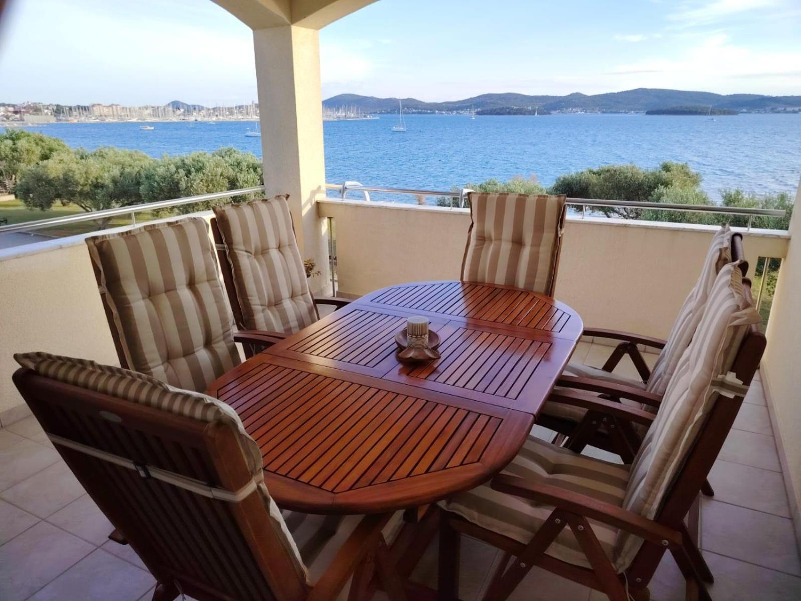 Luxury Beach Apartment Biograd na Moru Kültér fotó